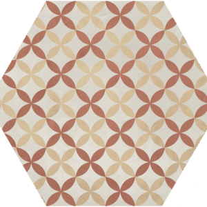 Terra Art Astro Tramonto / Crema Hexagonal